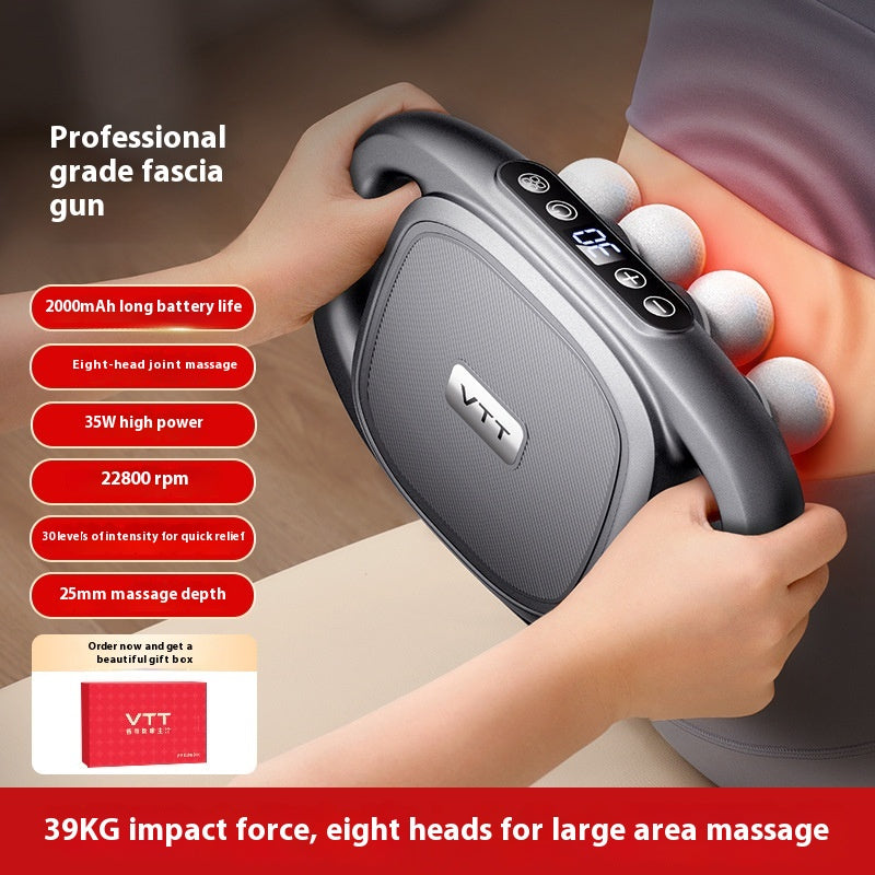 Deep Tissue Muscle Massage Gun, 8/16 Heads